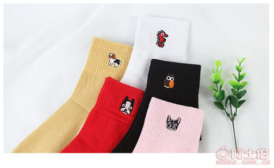 【謙巽諸暨襪子批發(fā)春夏新款全棉刺繡動物女士襪子中筒襪子女廠家qx-cx03】諸暨市大唐謙巽針織廠 - 產(chǎn)品庫